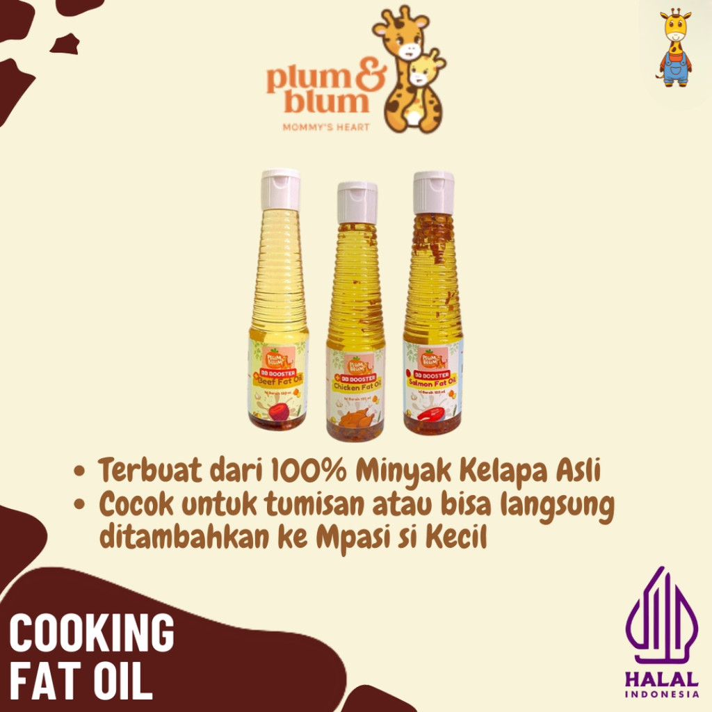 

Plum & Blum Minyak MPASI BB Booster - Minyak MPASI Non MSG