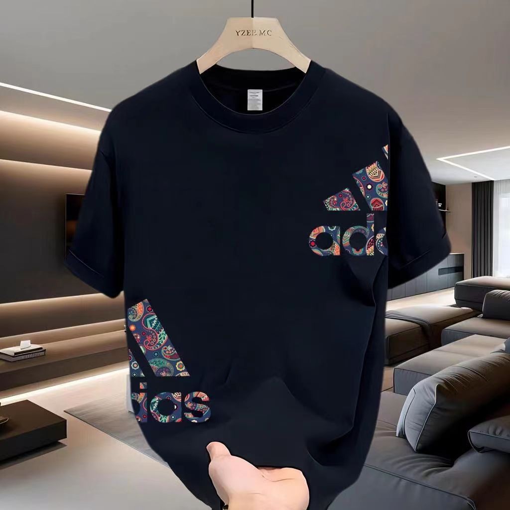 100% OriginalKaos Adidas Kaos Pria Wanita Unisex Oversize 100% Original - Cotton Heavyweight Lengan