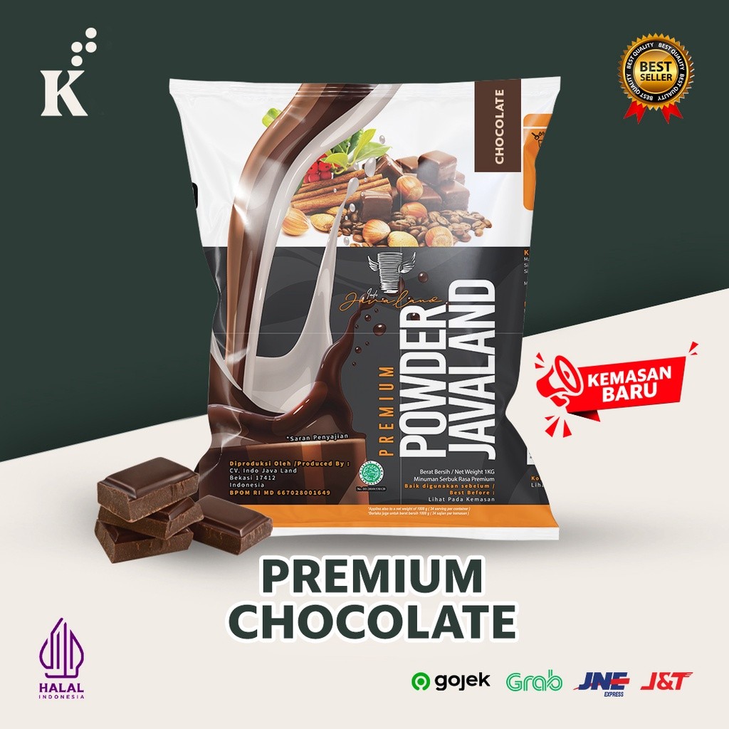 

Bubuk Minuman Premium Chocolate / Coklat Javaland Grande 1kg
