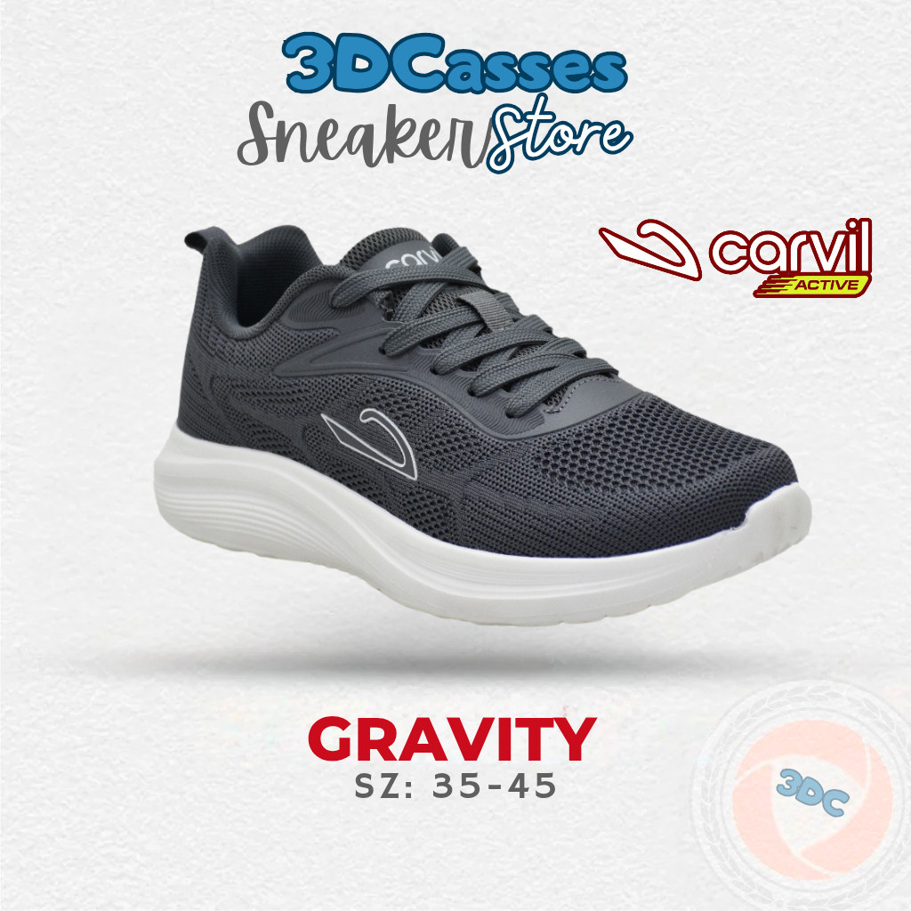 Carvil Gravity SM - Sepatu Running/ Olahraga Pria Dewasa