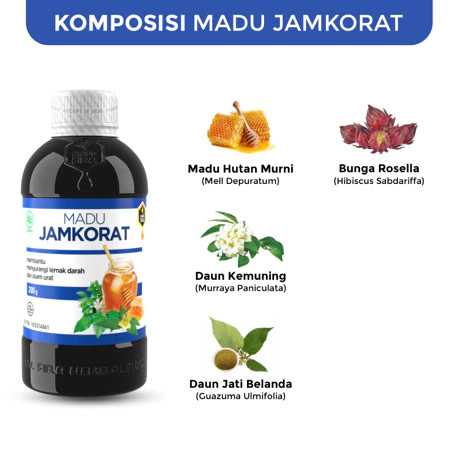 

MADU JAMKORAT 280gr - Membantu Atasi Kolesterol dan Asam Urat