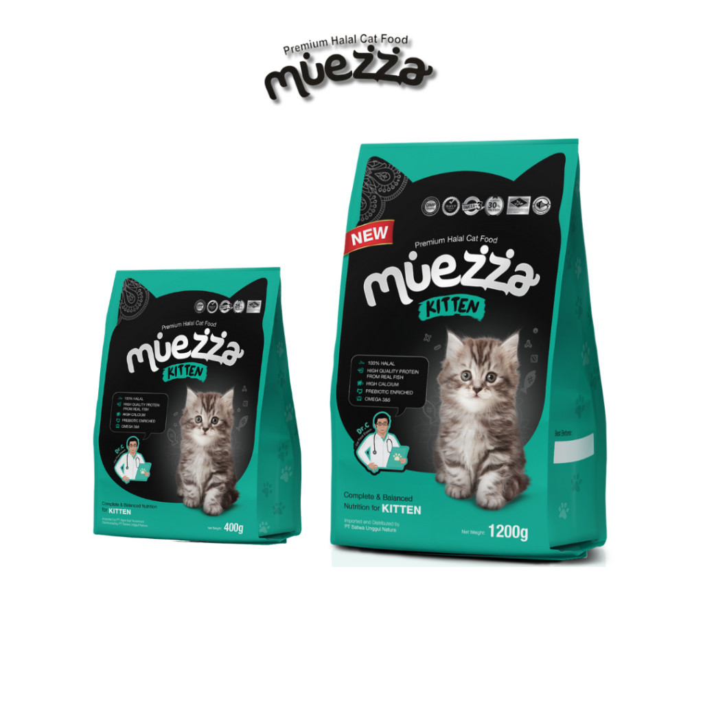 Muezza Makanan Kucing Kering Kitten All Weight CO