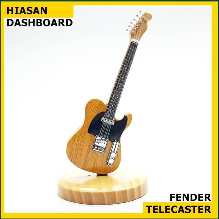 Hiasan dashboard fender telecaster Miniatur gitar fender telecaster