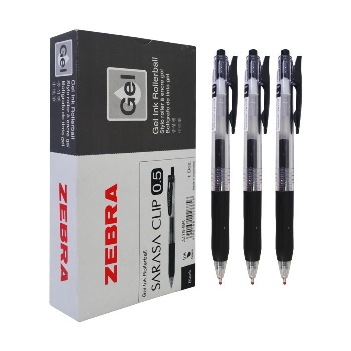 

Ballpoint Pulpen Pena Zebra Sarasa Clip JJ-15 Bolpoint Gel 0.5mm/0.7 mm