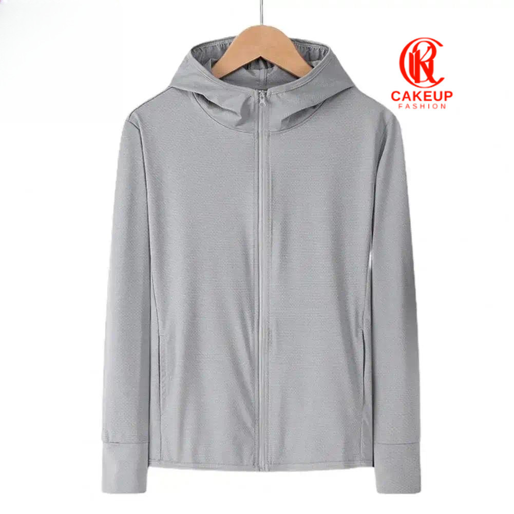 Jubba Jaket Anti UV Pakaian Olahraga Pria/Cowok Bahan Nyaman Distro