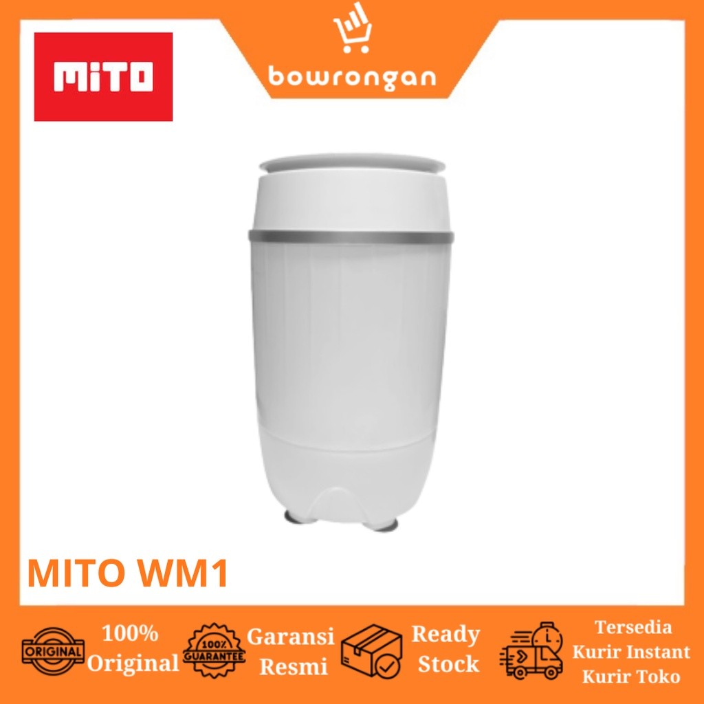 Mito Mitochiba Mesin Cuci Portable 3.5 Kg - Hemat Listrik & Praktis WM-1