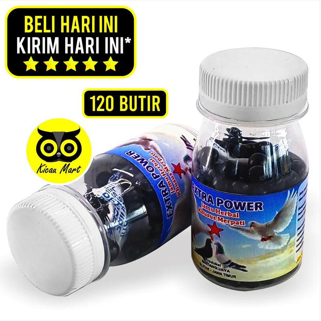 KICAU MART EXTRA POWER MERPATI GIRING KEKET PASAK GINSENG TEKI SARANG WALET PIL JAMU HERBAL MERPATI 