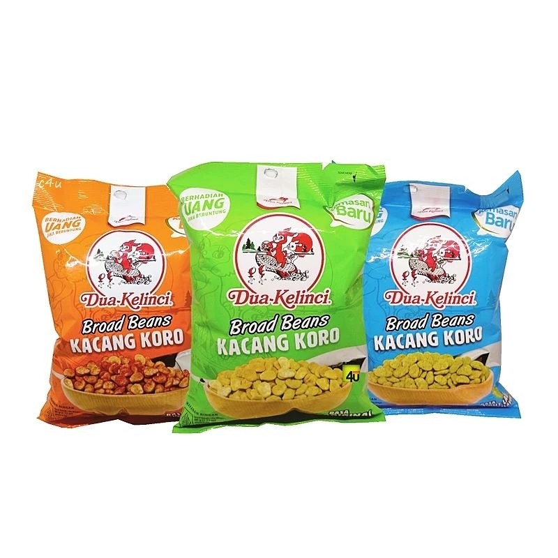 

Dua kelinci KACANG mix nut / lofet / koro / jagung presto / polong 65 - ARM