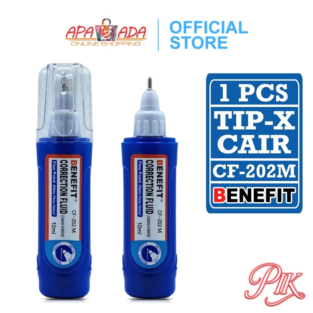 

Correction Fluid 10ml / Tip Ex Cair / Tip X Correction Pen CF-202M