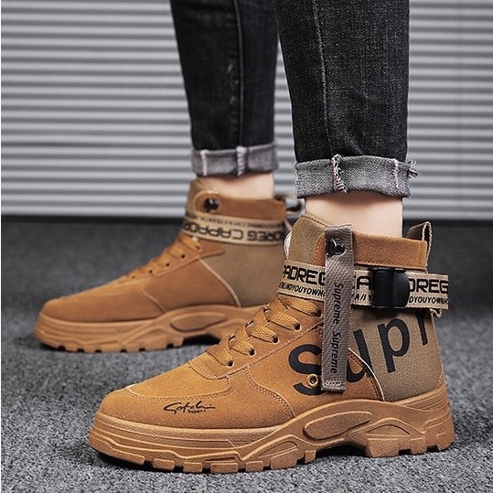[PREMIUM ORIGINAL] TBIG Size 39-46 Sepatu Boot Pria BOOTSUPR Ankle Boot Import Kerja Santai Sepatu P