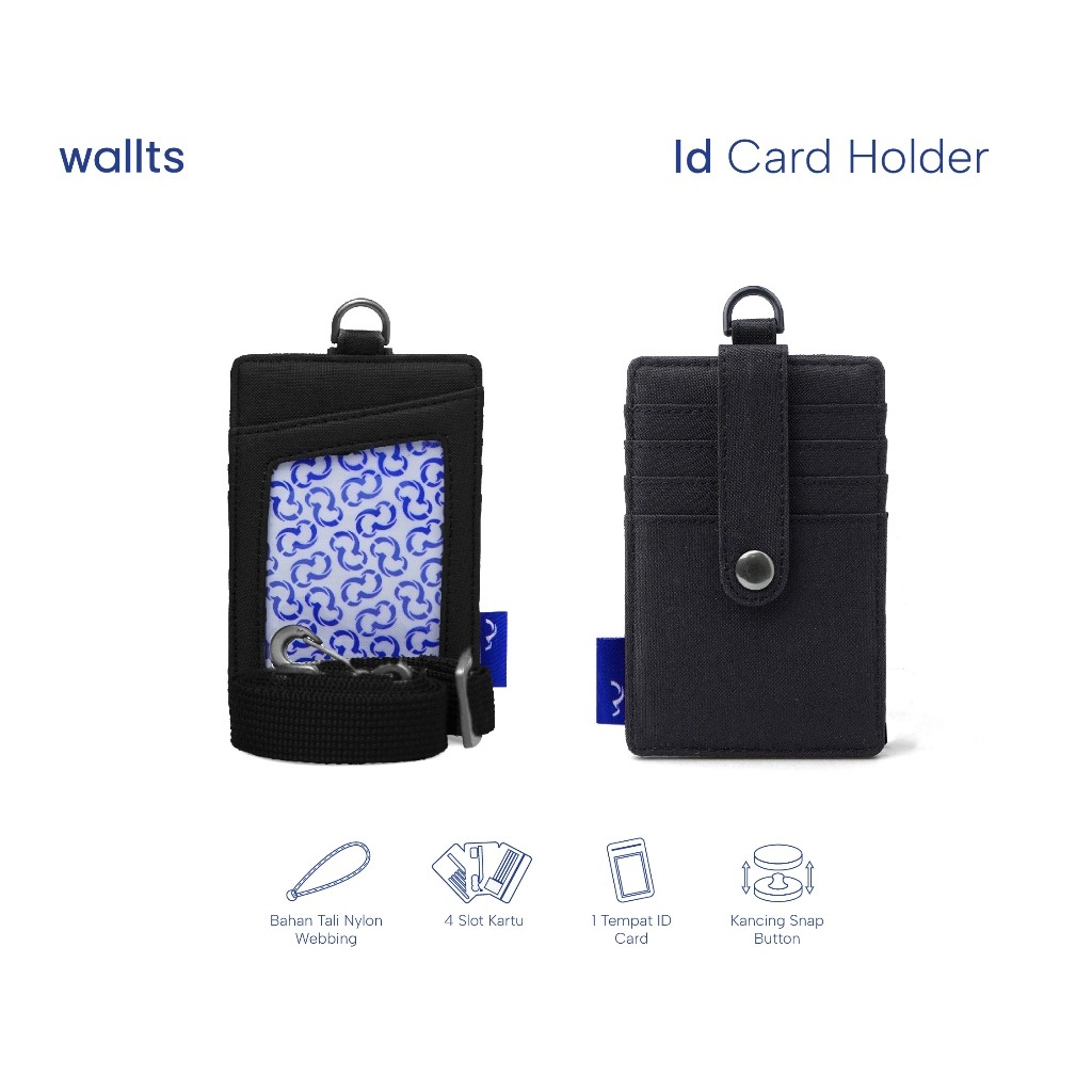 

KAYDEN STORE Wallts Exon - Lanyard Name Tag Id Card Pria Wanita