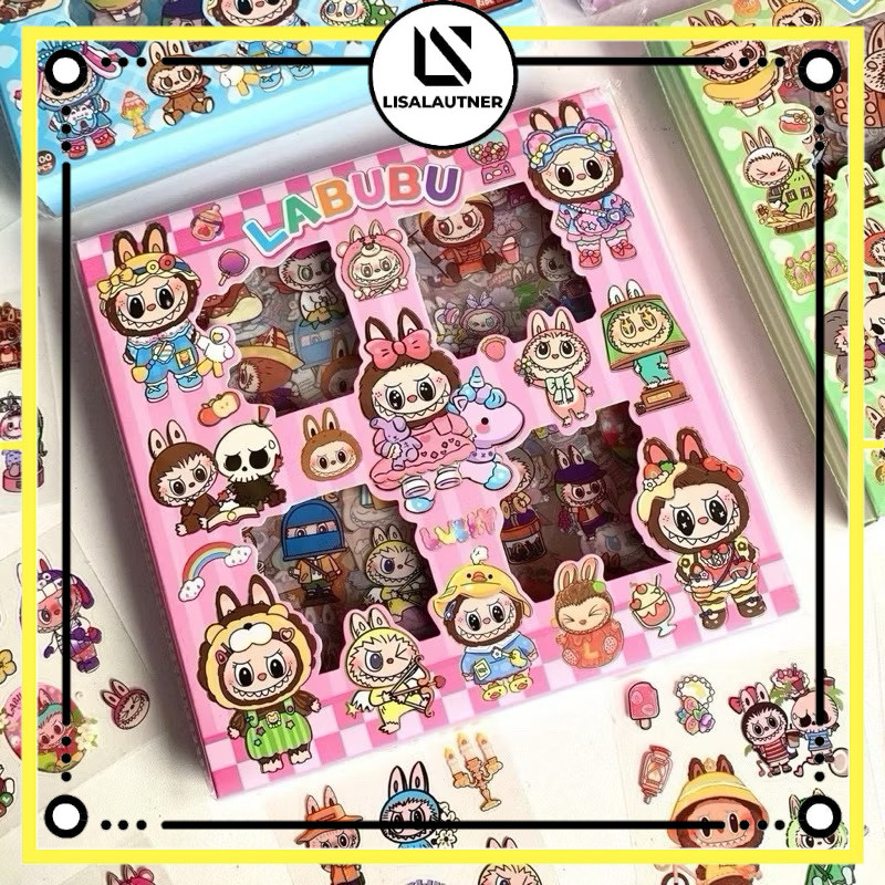 

Stiker labubu isi 100 stiker labubu stiker tempel anak labubu RB9