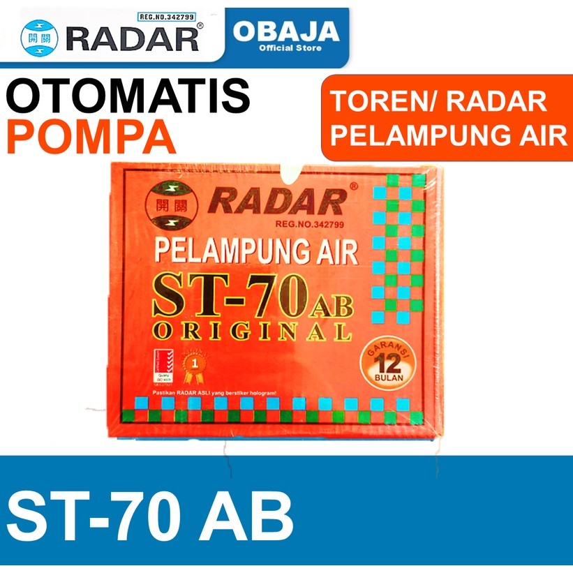 Radar Otomatis Pompa Toren ST 70 AB / Radar Oren / Pelampumpung Air ST 70 AB Radar Orenco