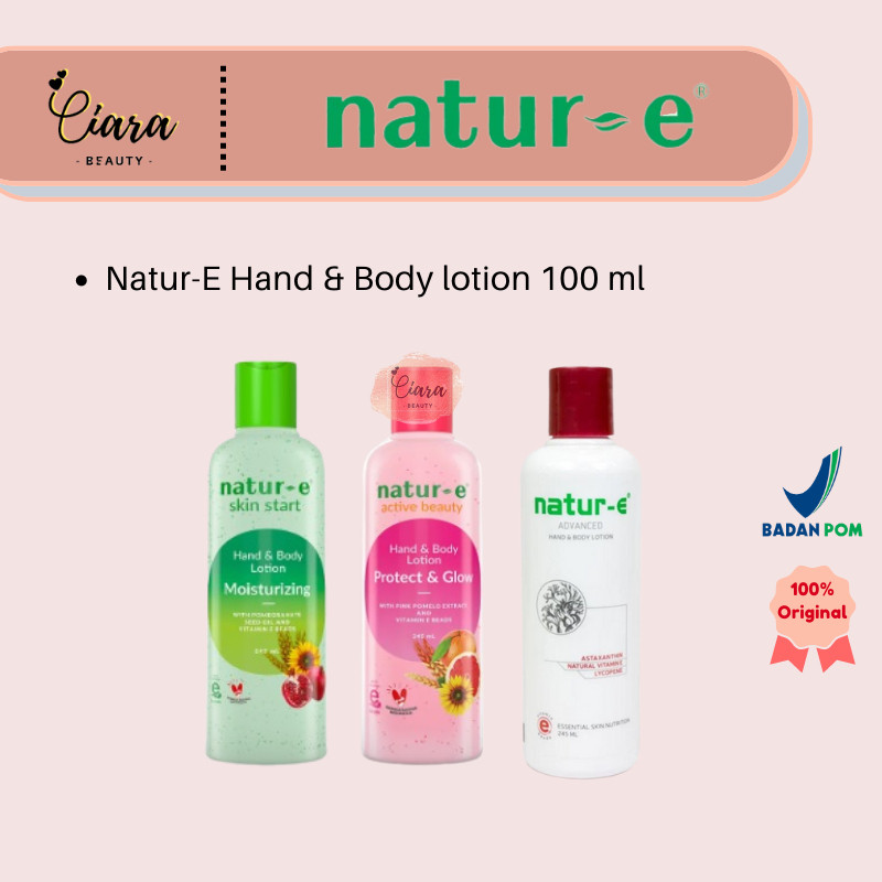 Natur-E Hand & Body Moisturizing Lotion 100 ml / Body Lotion