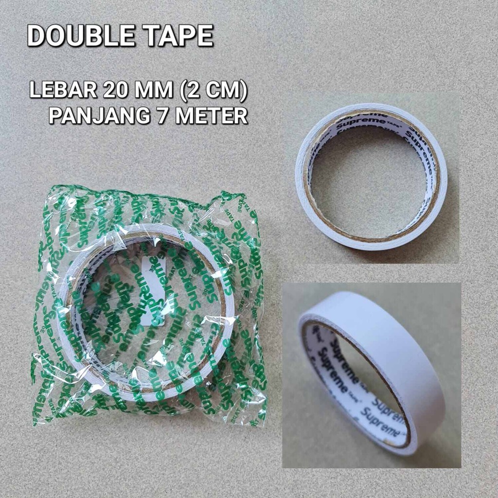 

DOUBLE TAPE KERTAS 2CMX7METER MURAH