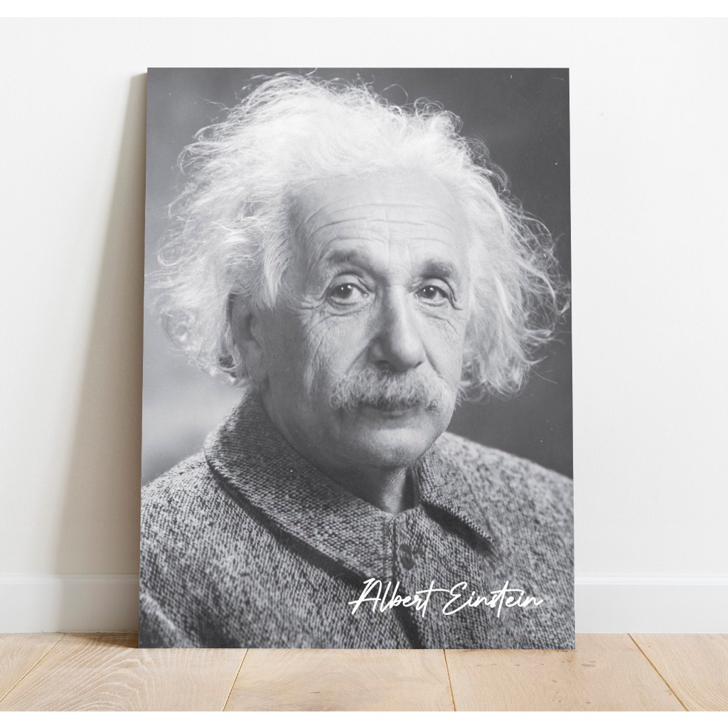 Poster Albert Einstein Ilmuan Tokoh Dunia