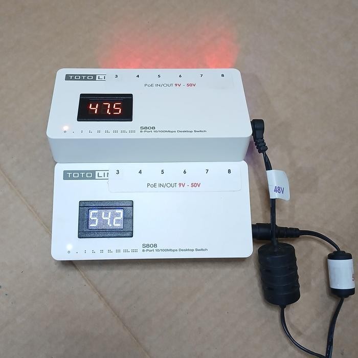 Switch Totolink S808 modif PoE 48V Switch PoE modif 48V - V3 4PoENew