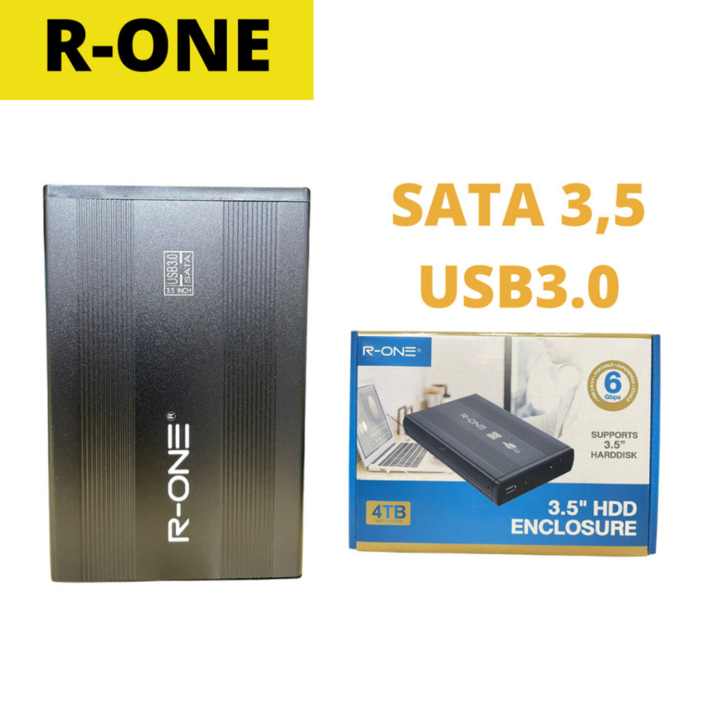 R-ONE Enclosure Sata 3,5 Inch Usb 3.0 / Casing HddCO