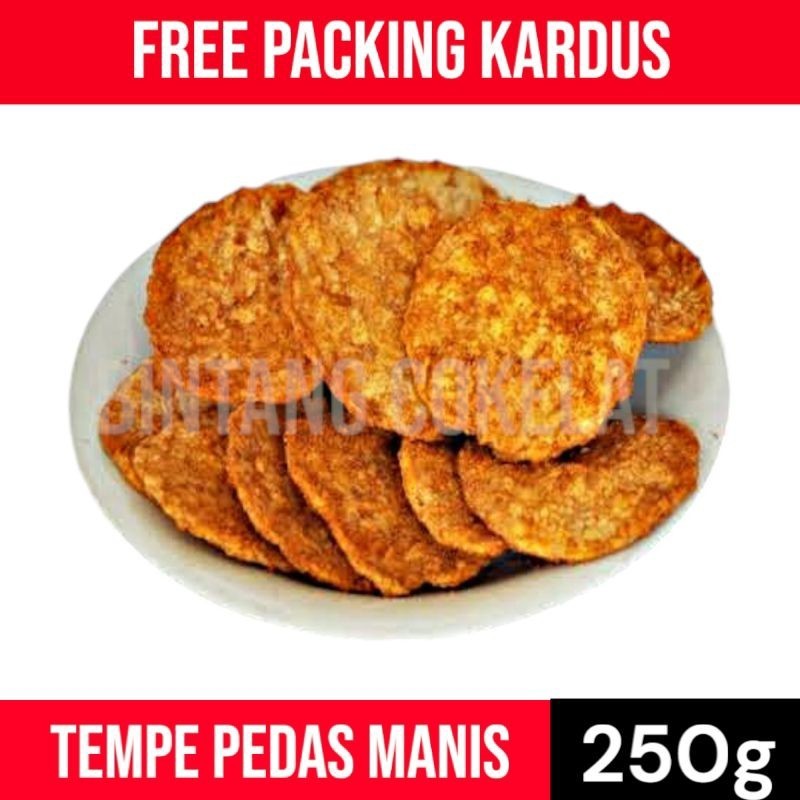 

500gr tempe pedas manis khas bandung original