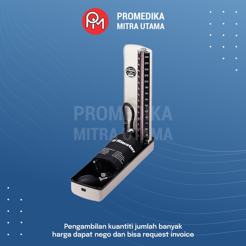 Tensi Sphygmomanometer Aneroid Riester Desk Model (Air Raksa)