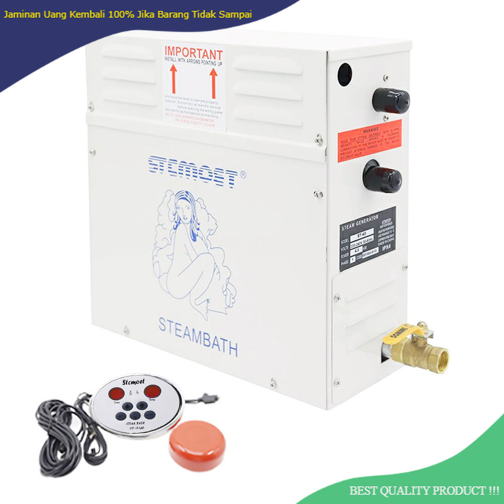 6KW Steam Generator Sauna Steam Bath Machine For Shower Home Sauna Room SPA Steam Machine with Digit