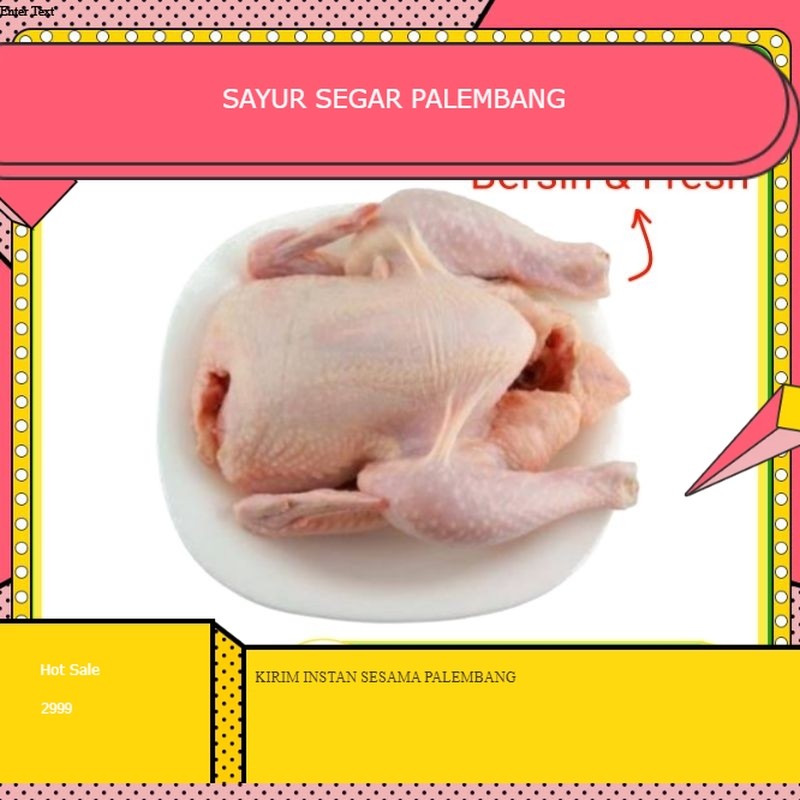 

Ayam Negeri Fresh 1,5kg-1,7kg - Palembang