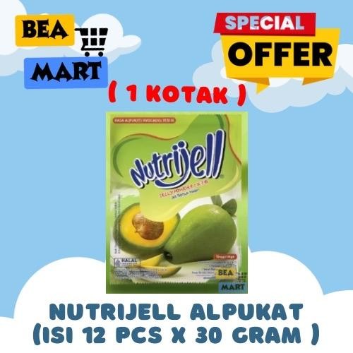

Nutrijell ALPUKAT 1 Kotak Isi 12 Pcs x 30 gr | Agar Agar Avocado Jelly Powder Instant 30gr