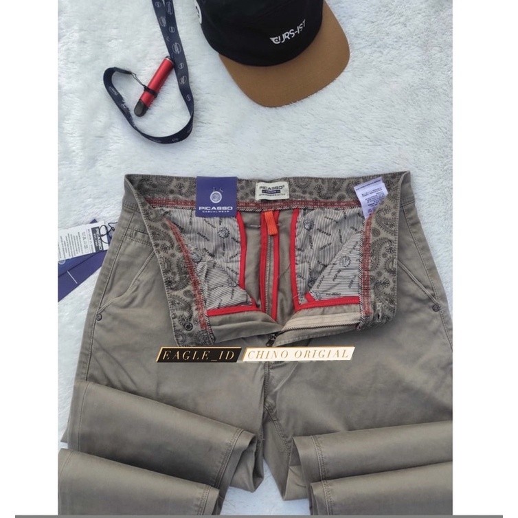 PICASSO -  Celana Chino Pria Picasso Slimfit - Celana Panjang Pria Chinos Picasso