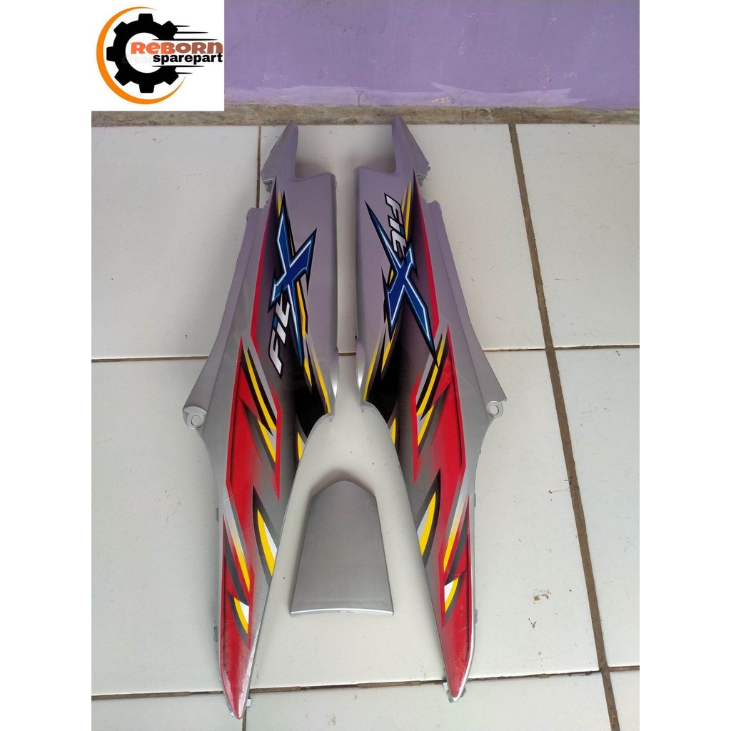 Cover body samping Supra fit X/ Supra fit new silver