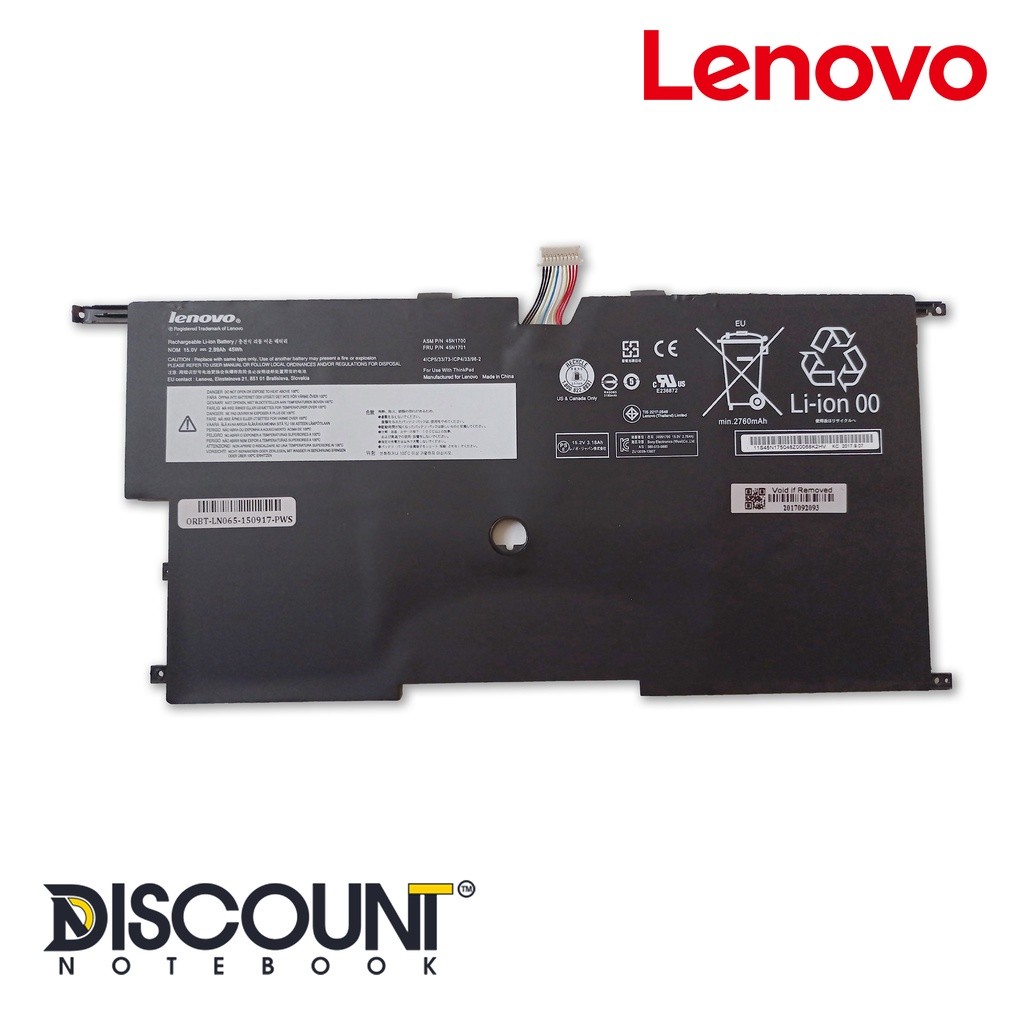 BATTERY LAPTOP LENOVO X1 Carbon Gen 2 (45N1701) (4CELL)