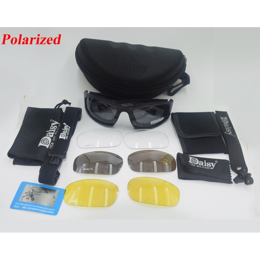 Kacamata Daisy X7 Sepeda dengan 4 Lensa