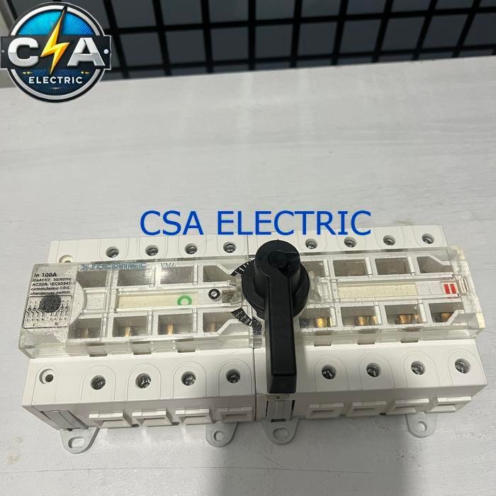 Ohm saklar socomec 4pole 100A cos 4p 100a socomec - 80A