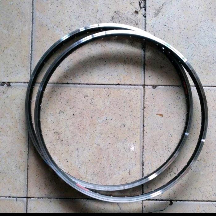 velg 26 araya tm 620 rim hole 32 dan hole 36 Harga sepasang - 36 hole black cnc