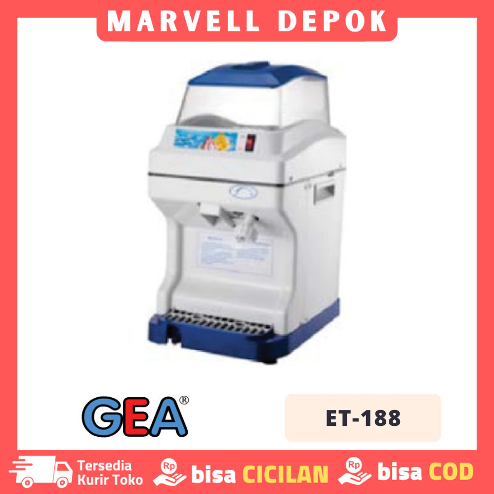 MESIN SERUT ES BATU HALUS GEA ET-188 ICE SHAVER ES DOGER ES SHANGHAI GARANSI RESMI