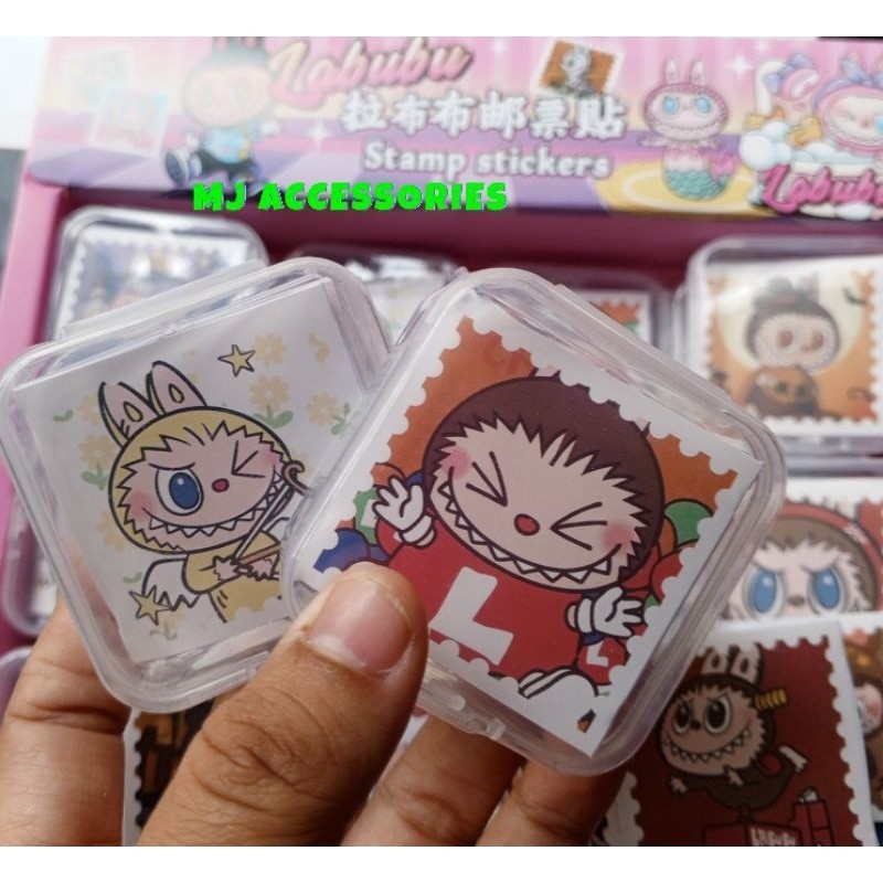

KKL Sticker Karakter Labubu Cover Box 1box isi 13pcs labubu import