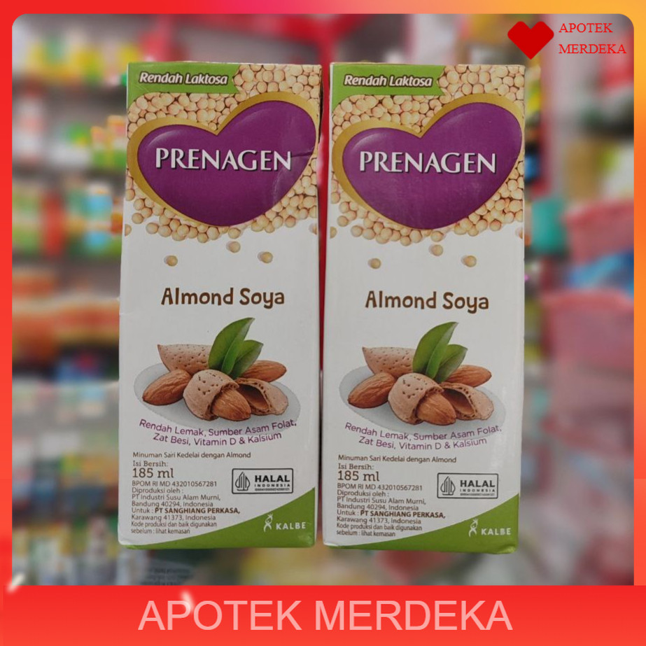 Prenagen Uht Almond Soya 185 Ml
