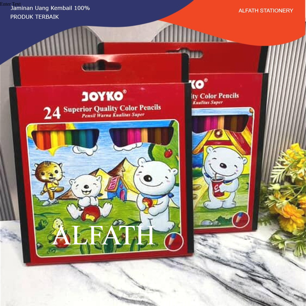 

PENSIL WARNA JOYKO 24 WARNA PANJANG CP-24PB