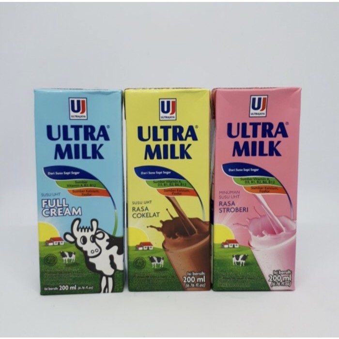 

SUSU UHT ULTRA 200ML 1 DUS ISI 24 PCS ALL VARIANT KOTAK COKLAT STROBERI FULL CREAM PUTIH
