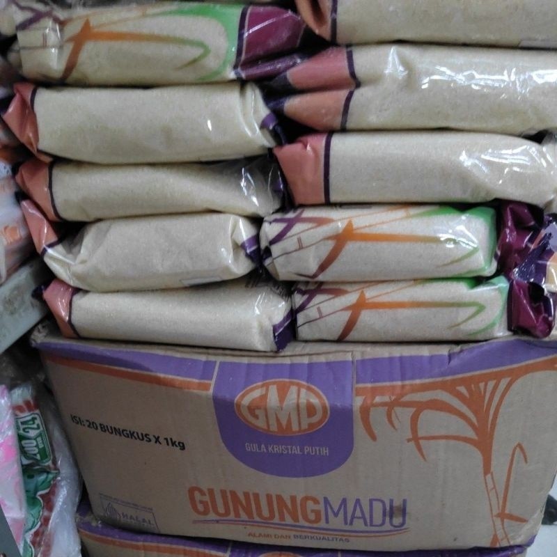 

GULA PASIR GMP Kemasan ( 1 Karton ) Isi 20 Bks X1 Kg