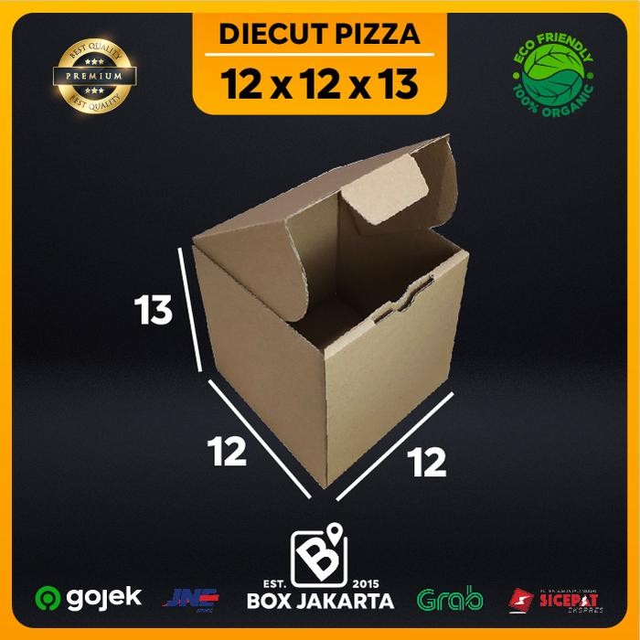 

KARDUS uk 12x12x13 CM Diecut Pizza Corrugated Packaging Box