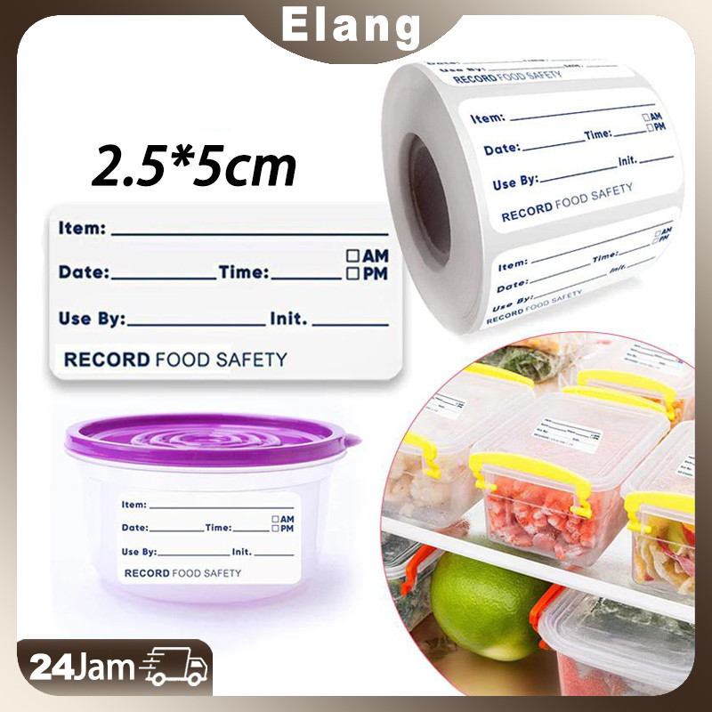

Food Label Waterproof Stiker Tanggal Kadaluwarsa/ Label Tanggal Isi/ Label Penyimpanan Makanan