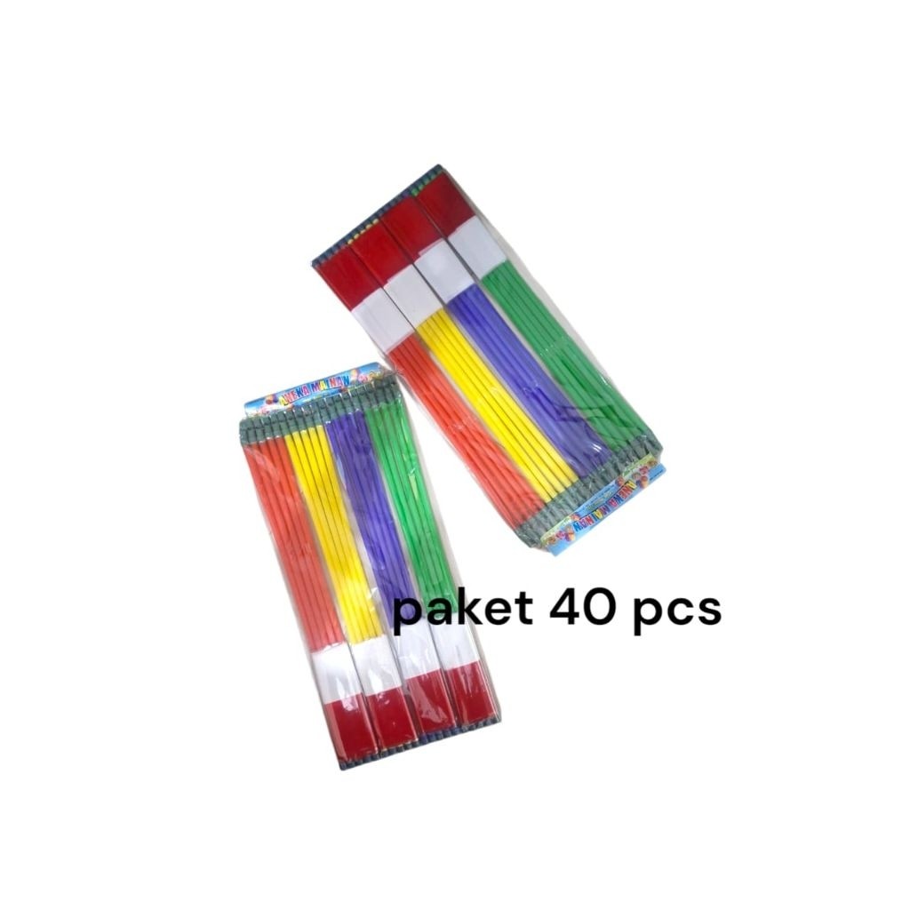 PAKET Murah(40pcs) PLUIT BENDERA Merah putih/peluit bendera/bendera plastik/gagang bendera