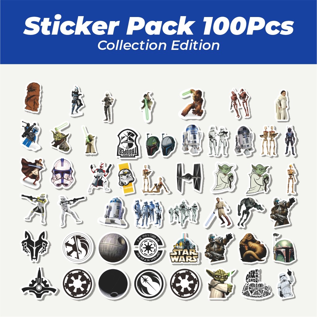 

Hot Stiker Kartun Star Wars The Clone Wars Lucu Anti Air Stikers Berperekat Waterproof Sticker Decal Buat Motor Helm Buku Journal Koper Casing HP Laptop Botol Minum
