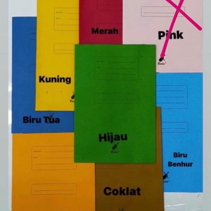 

AHHA Map Biola 5002 ( 1 karton isi 50 lembar ) - Merah