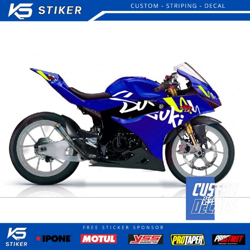 Stiker Decal Full Body GSX R150 S150 Livery Custom 2025 Modifikasi