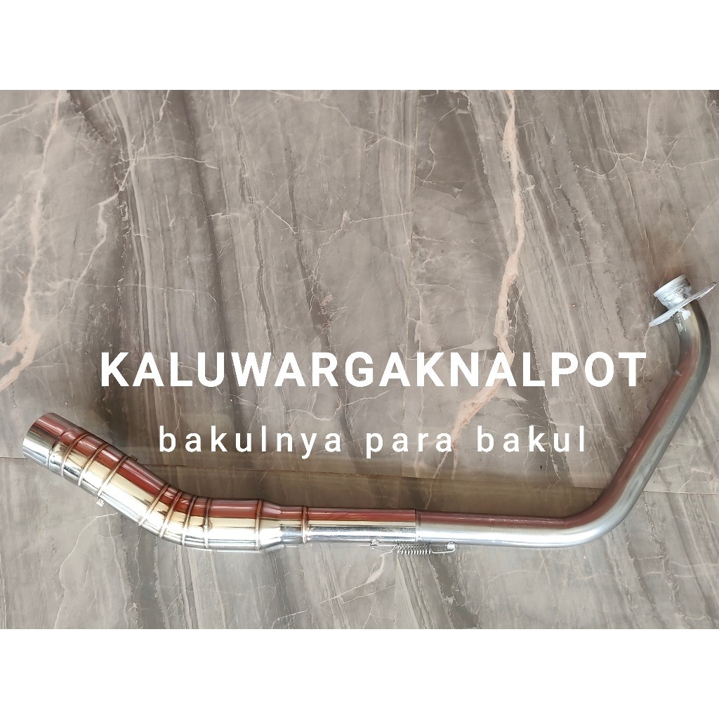Leher knalpot D50mm buat  mx king klx crf wr 155 cbr lokal cb 150 x r15 new/old vixion r scorpio r15