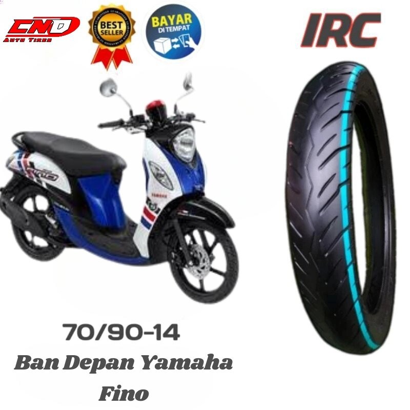 Ban depan motor yamaha fino ukuran 70/90 ring 14