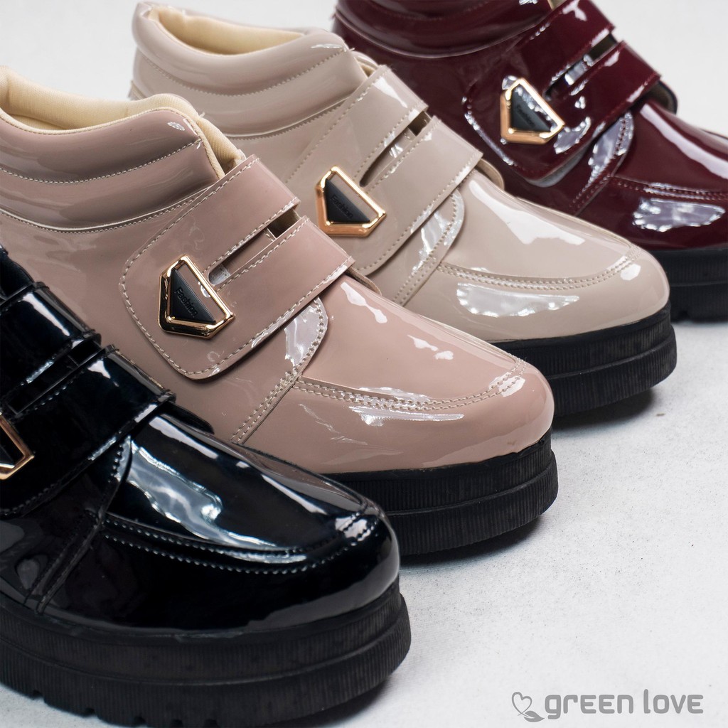 Green Love Sepatu Boot Wanita REBELLION