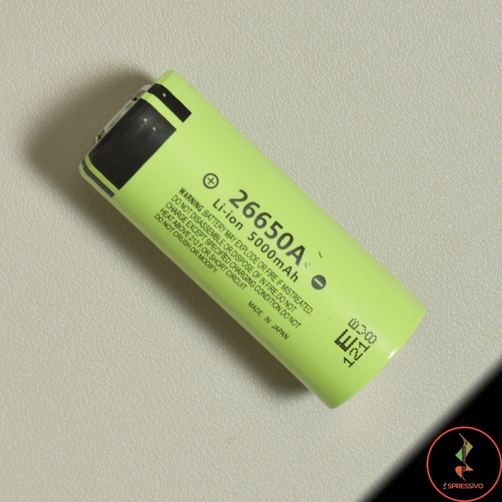 Baterai Senter 26650A Panasonic charge li-ion 5000mAh rechargeable