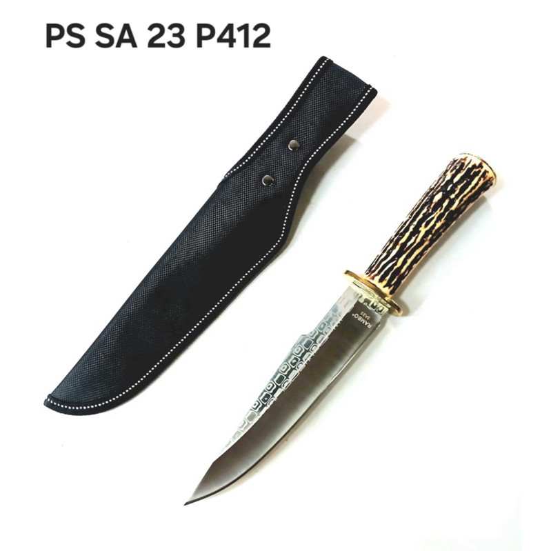 Pisau Survival Hunting SA-23 P412 Knife Hunting Tools